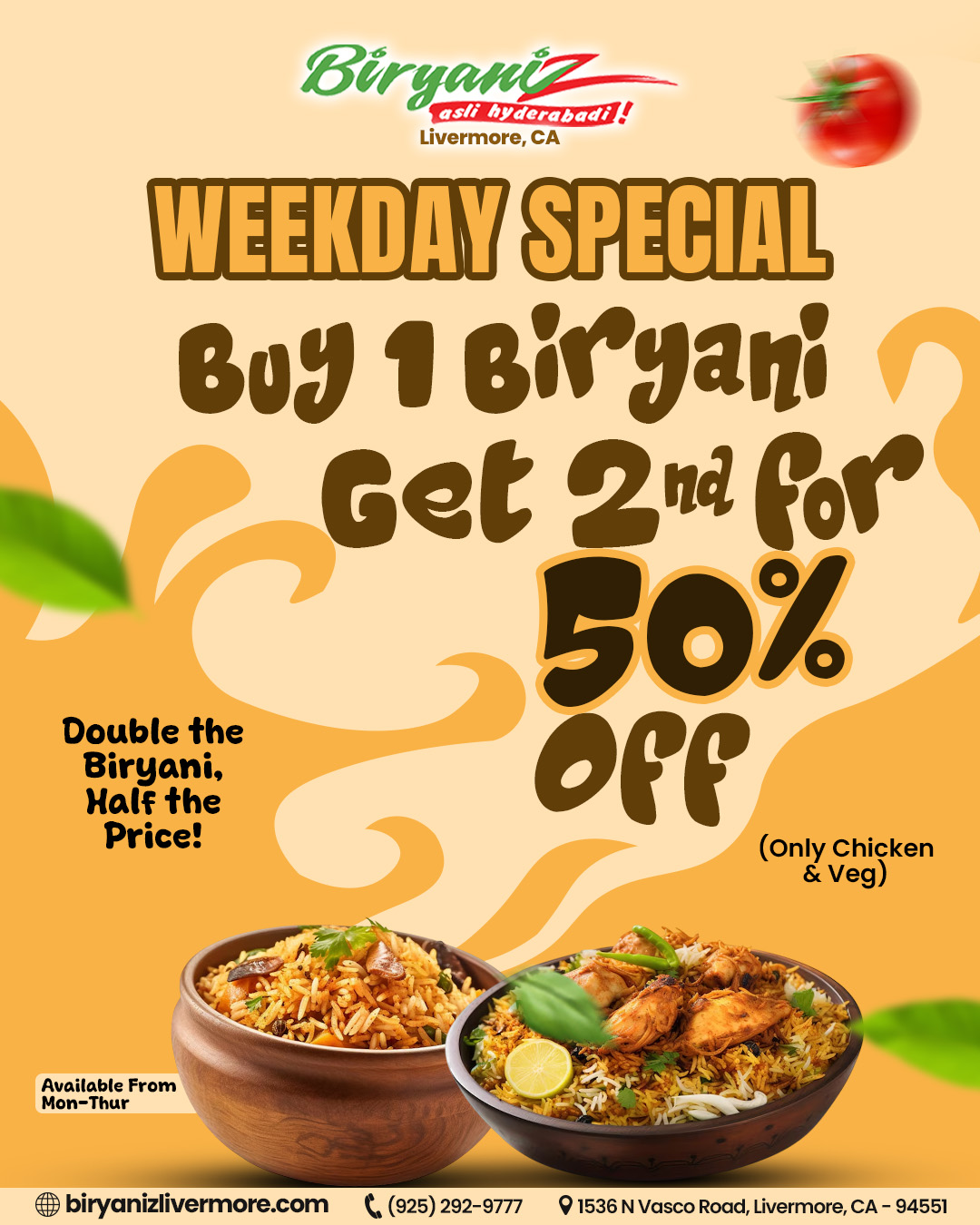 Weekday Specials